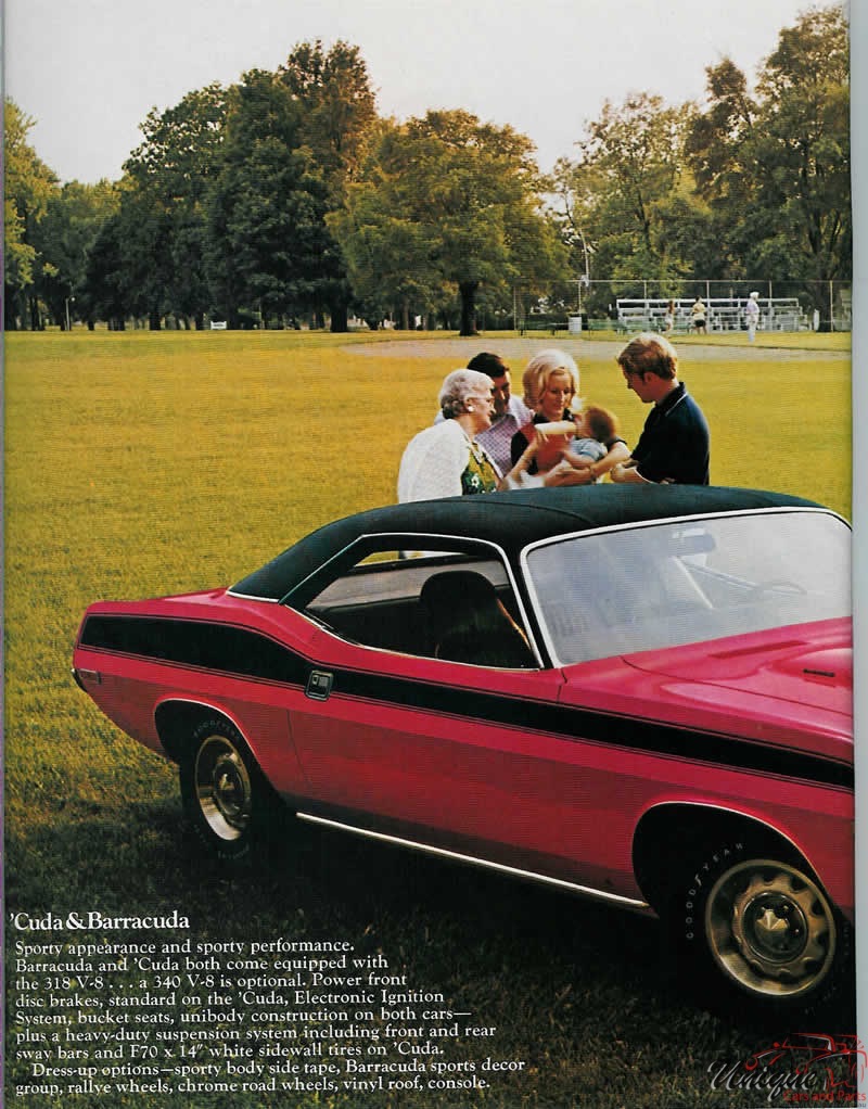 1973 Plymouth Duster, Valiant and Barracuda Brochure Page 8